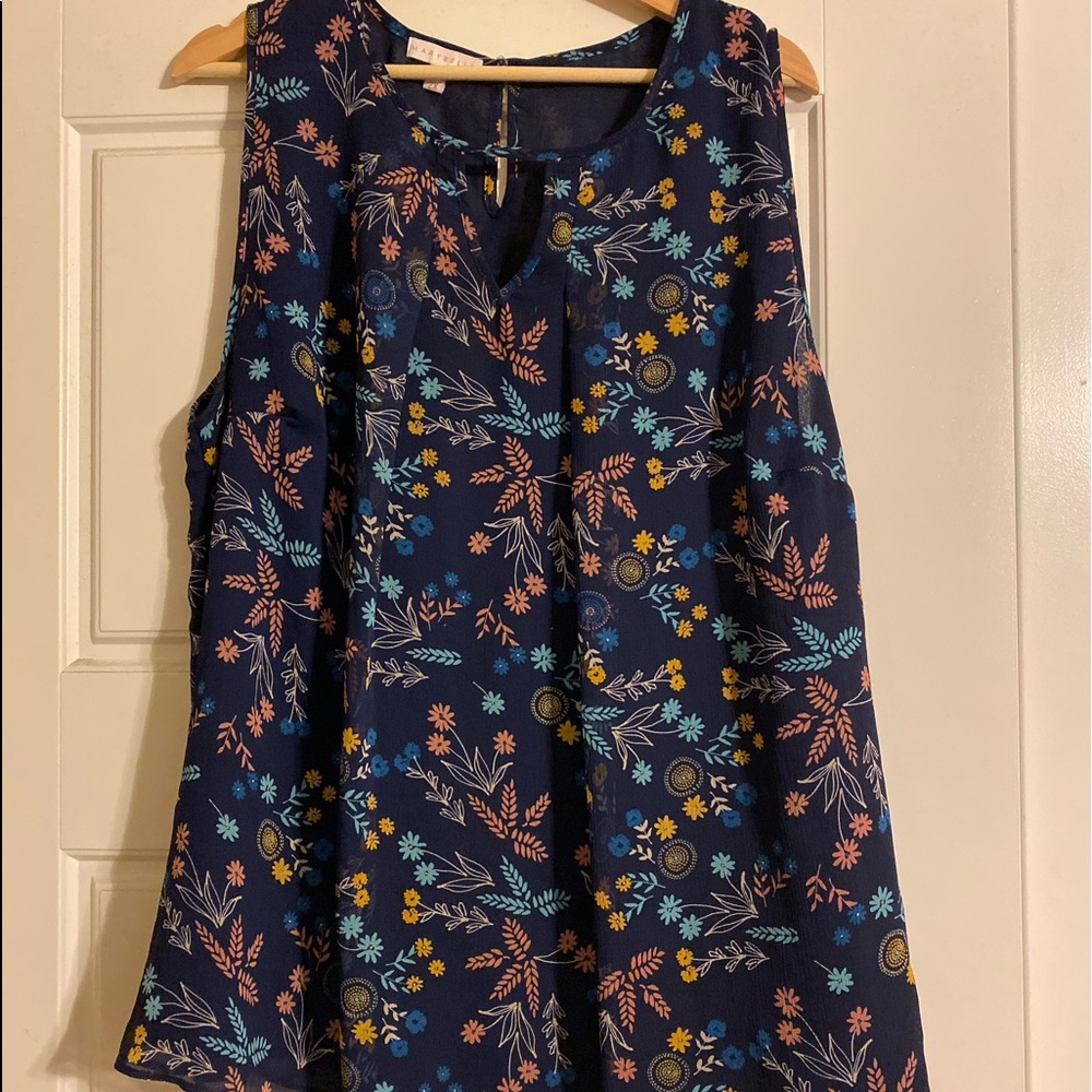 Marybelle plus size sleeveless top